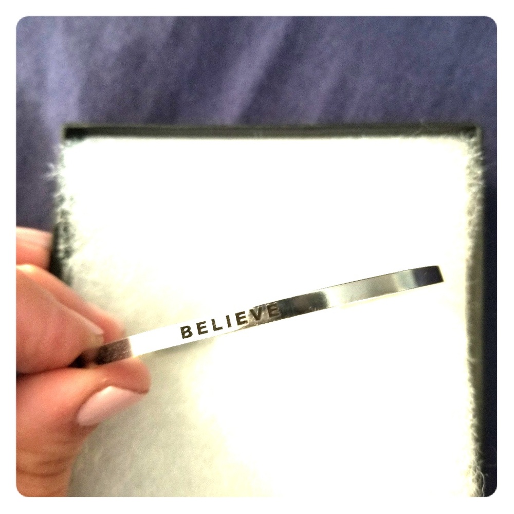 "Believe" mantraband